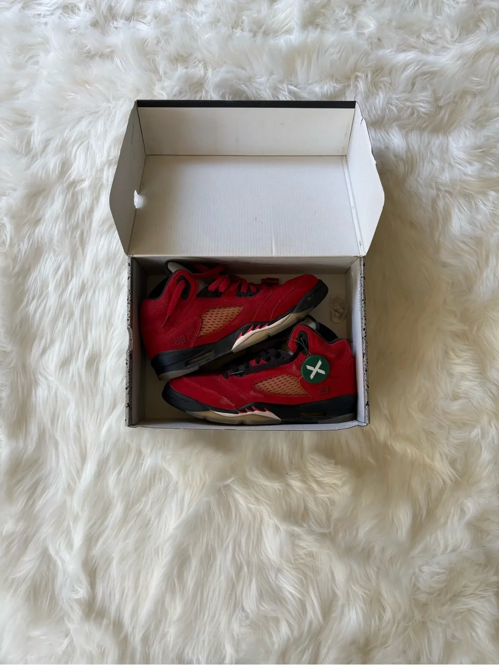 Jordan Kids' Red and Black Retro Basketball Sneakers